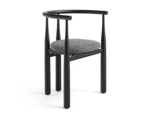 Stolička Bukowski, black/Élitis 419
