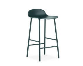 Barová stolička Form 65 cm, green/steel