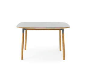 Stôl Form 120x120 cm, šedá/dub