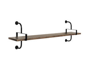 Polica Démon Shelf 2, 155cm, 1 shelf, walnut