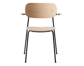 Stolička Co Chair s podpierkami rúk, natural oak