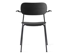Stolička Co Chair s podpierkami rúk, black oak