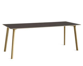 Stôl CPH Deux 210 L200, stone grey/oak