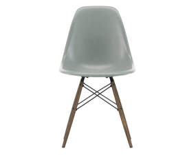 Stolička Eames Fiberglass DSW, sea foam green/dark maple