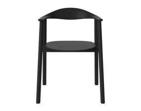 Jedálenská stolička Swing, black lacquered oak