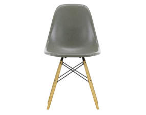 Stolička Eames Fiberglass DSW, raw umber/golden maple