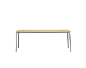 Jedálenský stôl Plate 90x180, natural oak table top/grey base