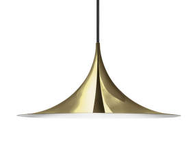Závesná lampa Semi 60, polished brass