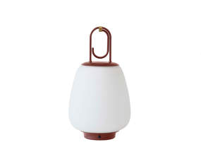 Prenosná stolná lampa Lucca, maroon