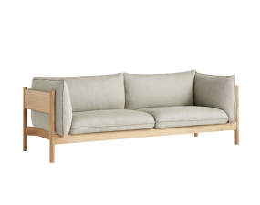 3-miestna pohovka Arbour, oiled solid oak / Re-Wool 408