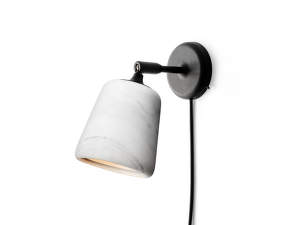 Nástenná lampa Material Wall Lamp, white marble