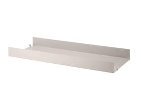 Polica String Metal Shelf High Edge 78 x 30, beige