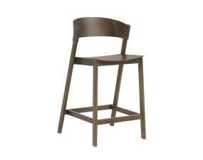 Barová stolička Cover 65 cm, stained dark brown