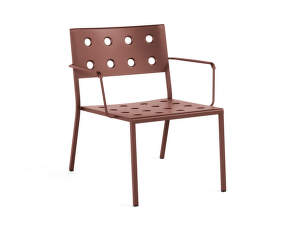 Kreslo Balcony Lounge Armchair, iron red