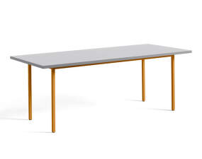 Jedálenský stôl Two-Colour 200 cm, ochre/light grey