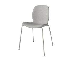 Jedálenská stolička Seed Metal Upholstered, grey / Qual light grey melange