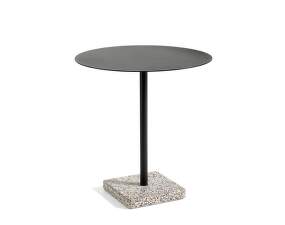 Stôl Terrazzo Ø70, grey terrazzo / anthracite