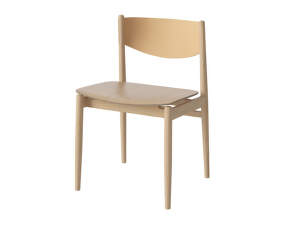 Jedálenská stolička Apelle Back Upholstery, beige/white oak