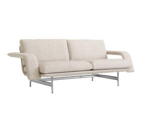Dvojmiestna pohovka Meantime AV30, Ecriture 210/polished aluminium