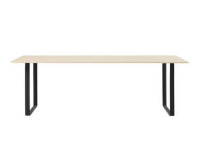 Stôl 70/70, 225 cm, oak/black