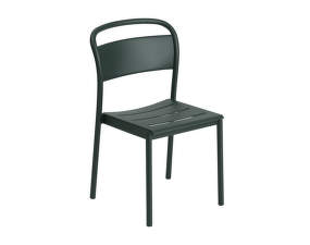 Stolička Linear Steel Side Chair, dark green
