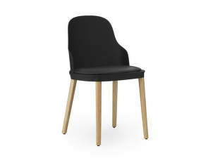 Stolička Allez Chair Oak/Leather, black