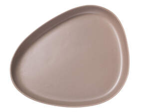 Servírovací tanier Curve, warm grey
