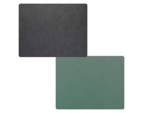 Obojstranné prestieranie Double Square,  anthracite / pastel green