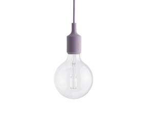 Závesná LED lampa E27, dusty lilac