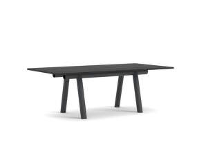Stôl Boa 220x110x75 cm, charcoal / black oak