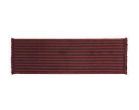 Koberec Stripes and Stripes Wool 60x200cm, cherry