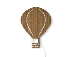 Detská lampa Air Balloon, smoked oak