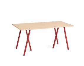 Jedálenský stôl Loop Stand Table 160, oak/maroon red
