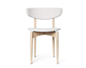 Čalúnená jedálenská stolička Herman Wood, white beech/off-white