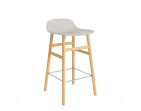 Barová stolička Form 65 cm, light grey/oak