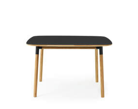 Stôl Form 120x120 cm, čierna/dub