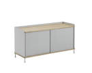 Komoda Enfold Sideboard 124x63, oak/grey