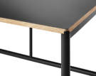 MIES Dinning Table S1, black - detail
