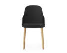 Allez Chair Oak/Leather, black