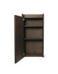 skrinka Sill Wall Cabinet, dark stained oak