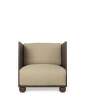 kreslo Rum Lounge Chair, dark stained / natural