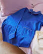 pyzamo Outline Pyjama L/S Shirt S/M, vivid blue