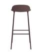 stolicka-Form Bar Chair 75 cm Steel, brown