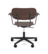 Kancelárska stolička Co Task Chair s podrúčkami, black/dark oak