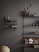 Polica String Pocket, dark grey