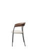 Stolička Missing Armchair, lacquered walnut/Barnum 24