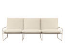 Outdorová sofa Desert 3-seater, cashmere/off-white