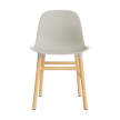 Stolička Form, light grey/oak