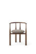 Stolička Bukowski, walnut/Linara 342