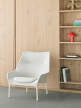 Kreslo O2, soft cream textile